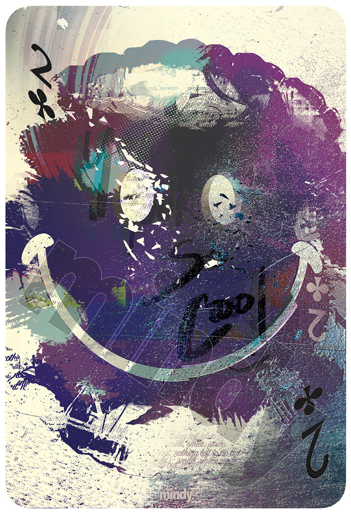 two of smiles [metal art print]