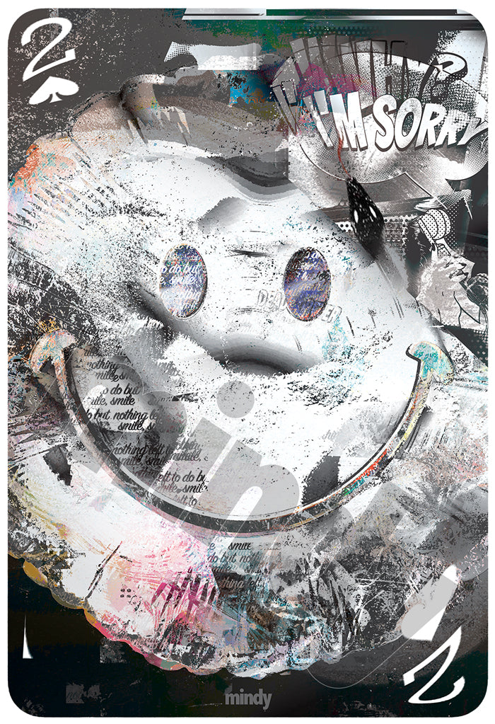 two of smiles [metal art print]